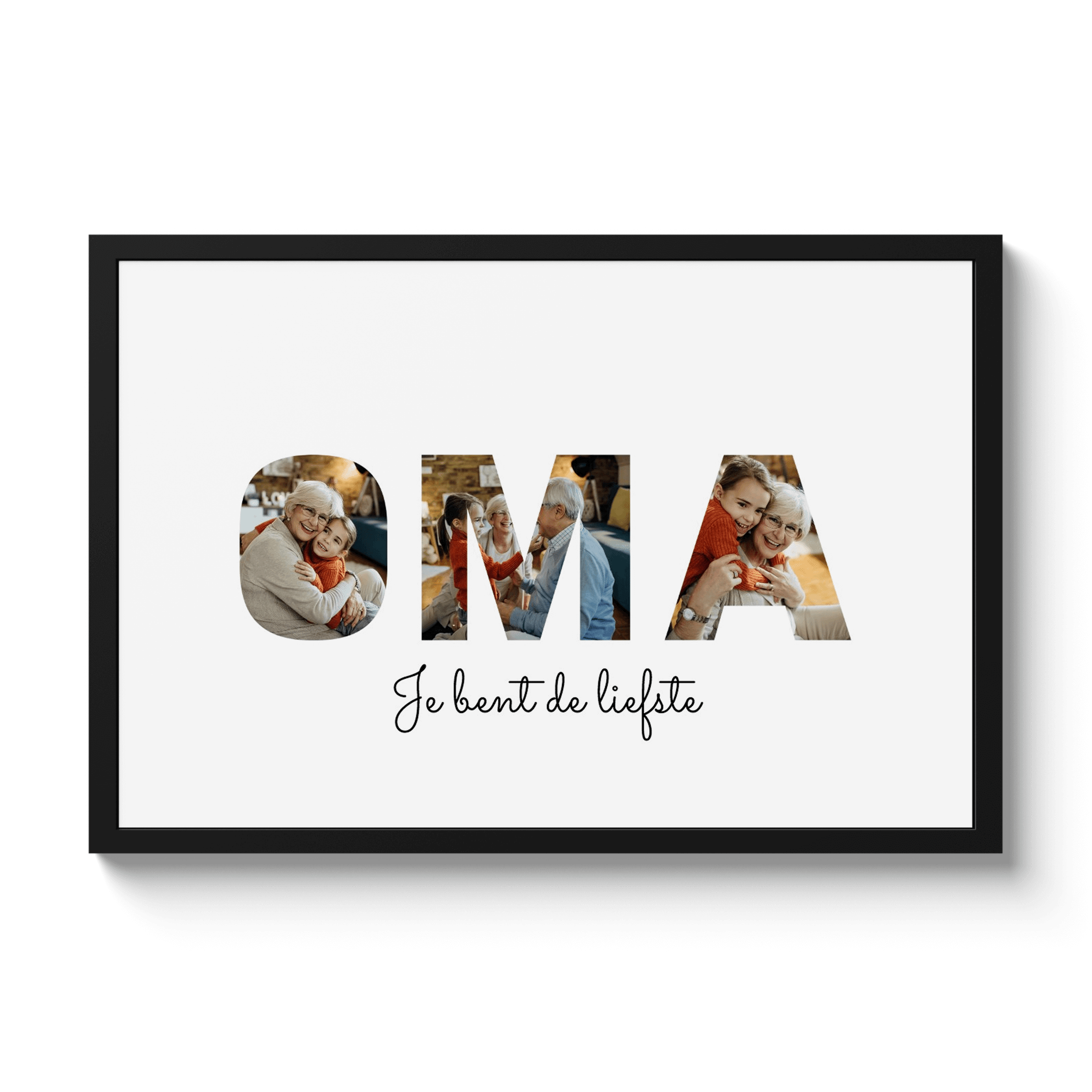 Lettre collage - Oma