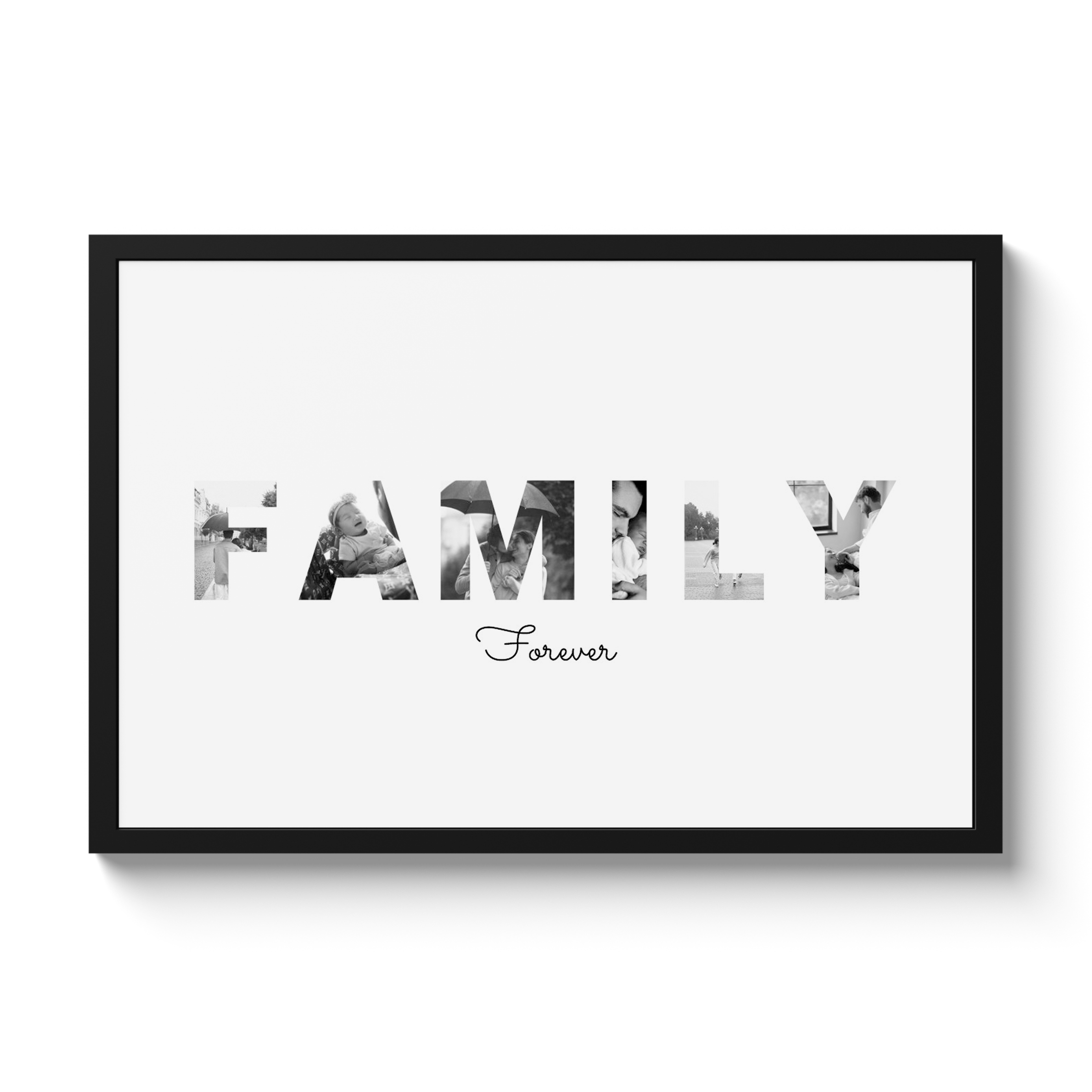 Lettre collage - Family