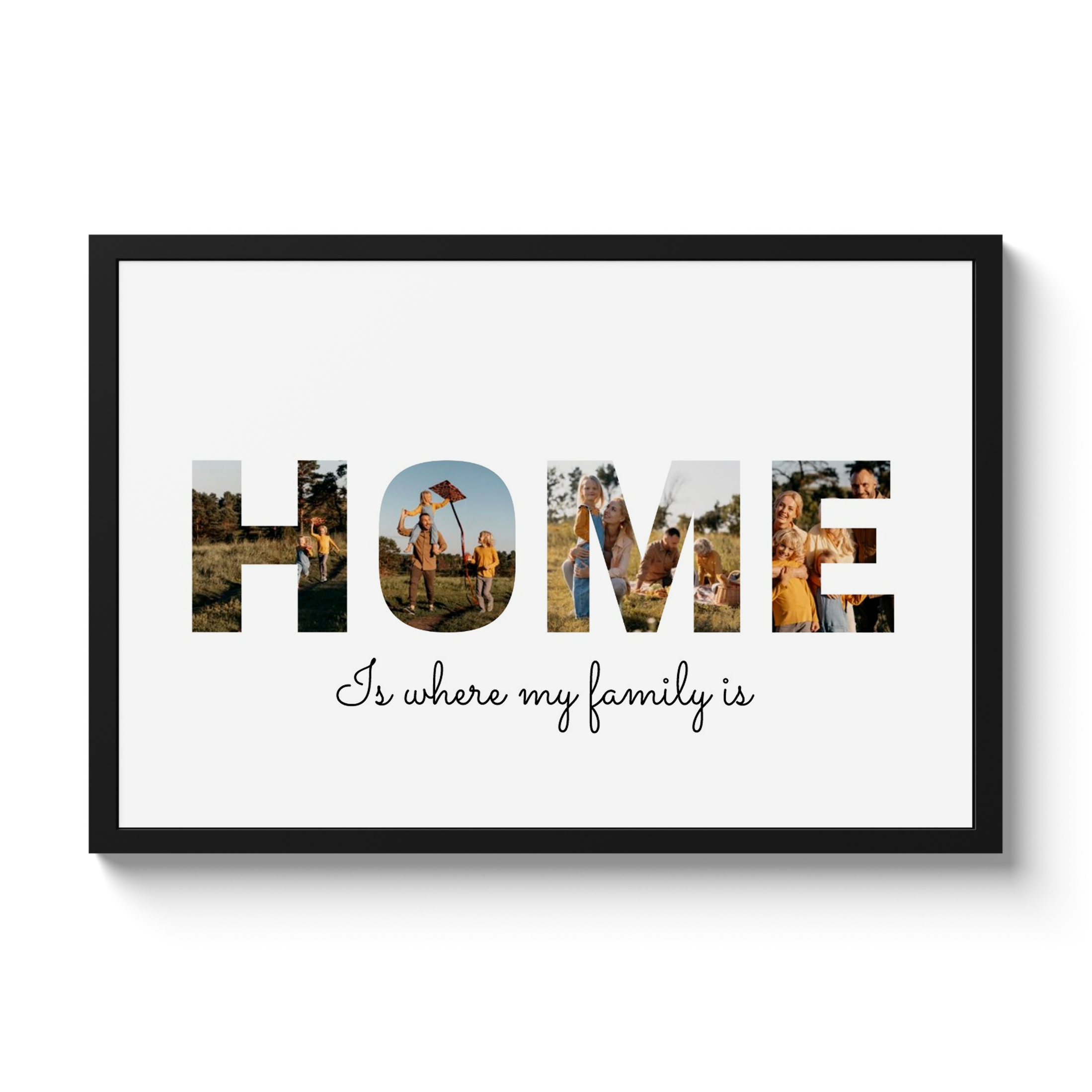 Lettre collage - Home