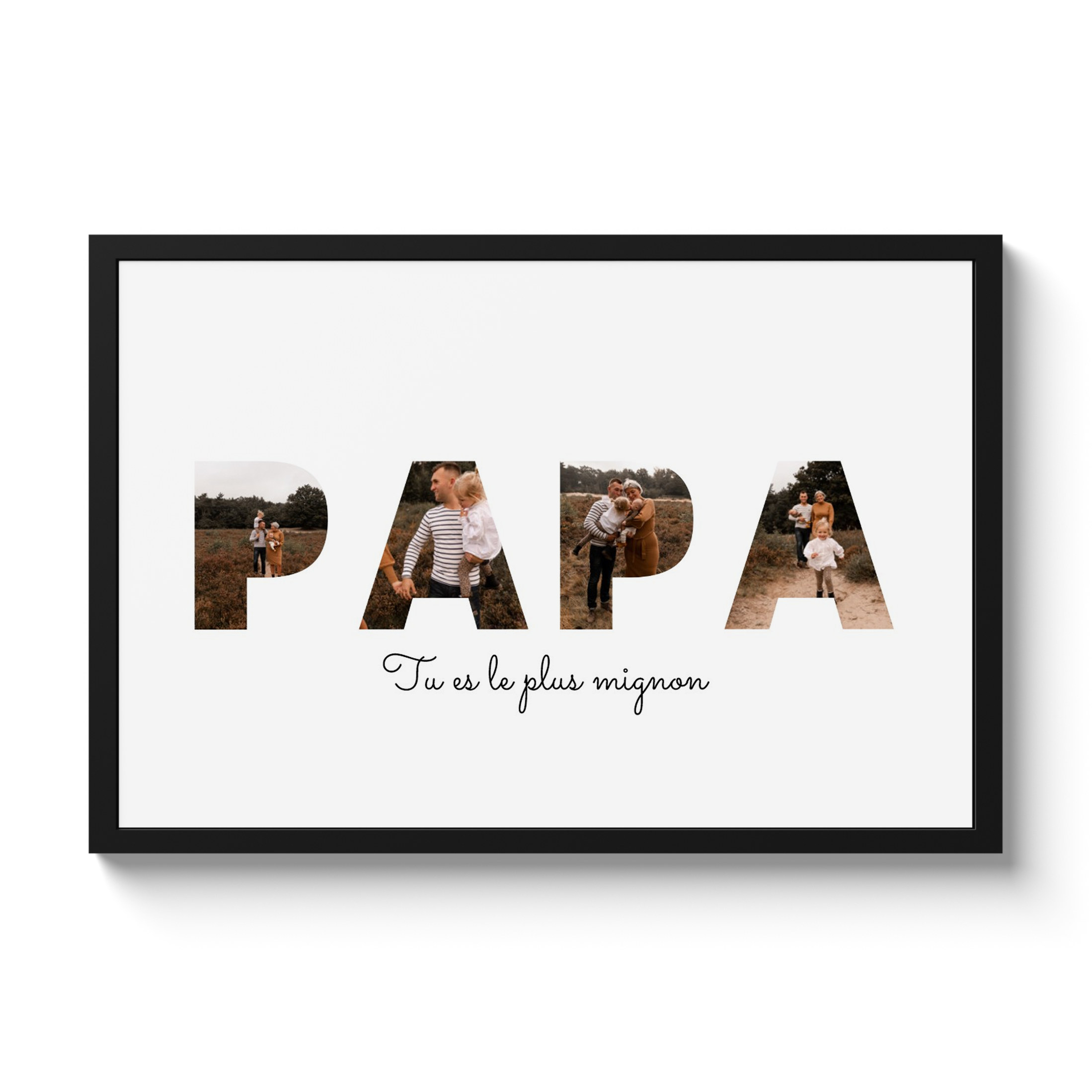 Lettre collage - Papa