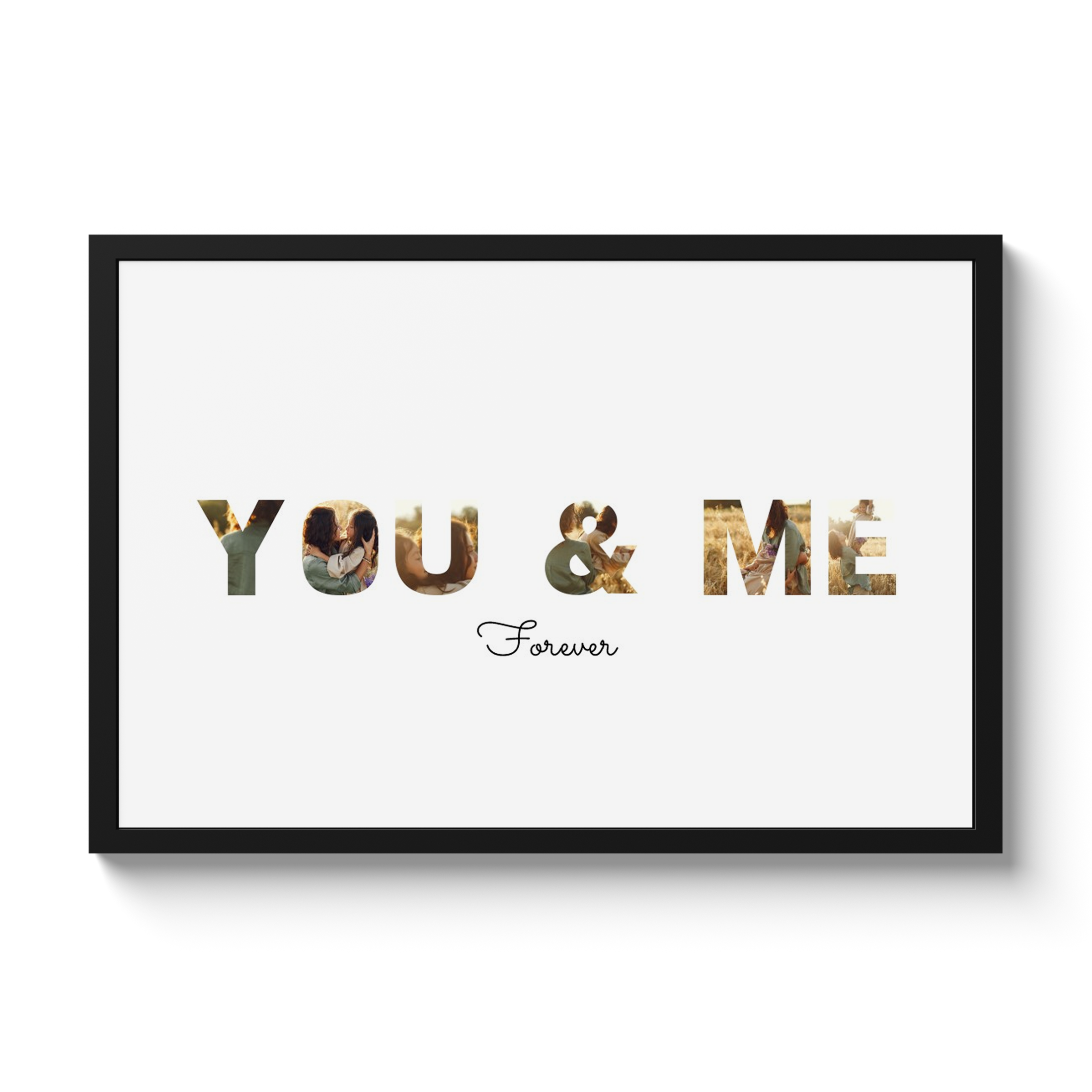 Lettre collage - You & Me