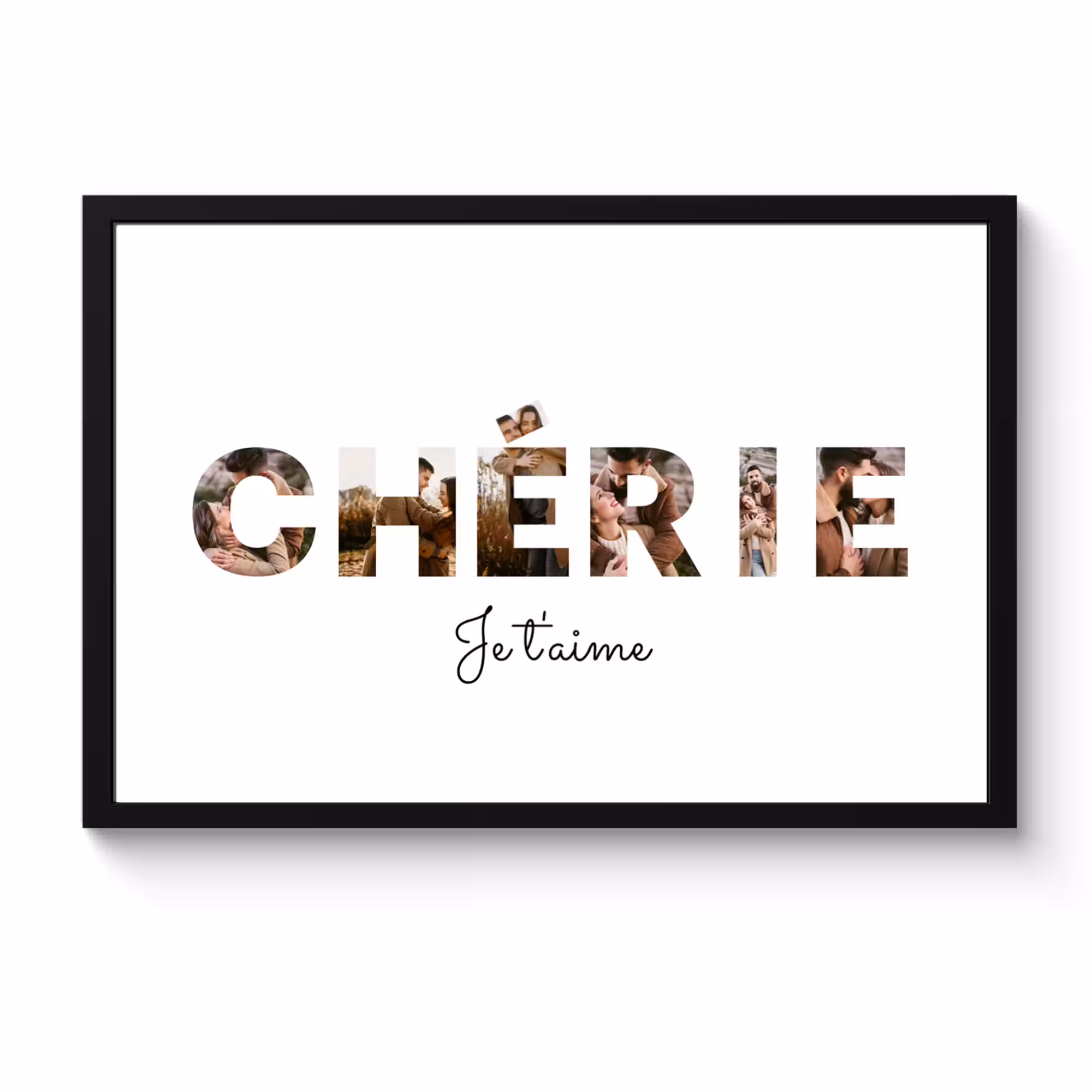 Affiche encadrée - Chérie